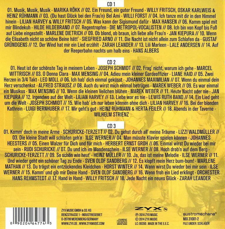 Schlager der 30er Jahre