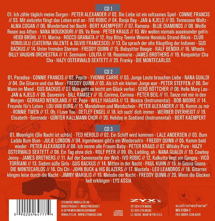 Schlager der 60er Jahre