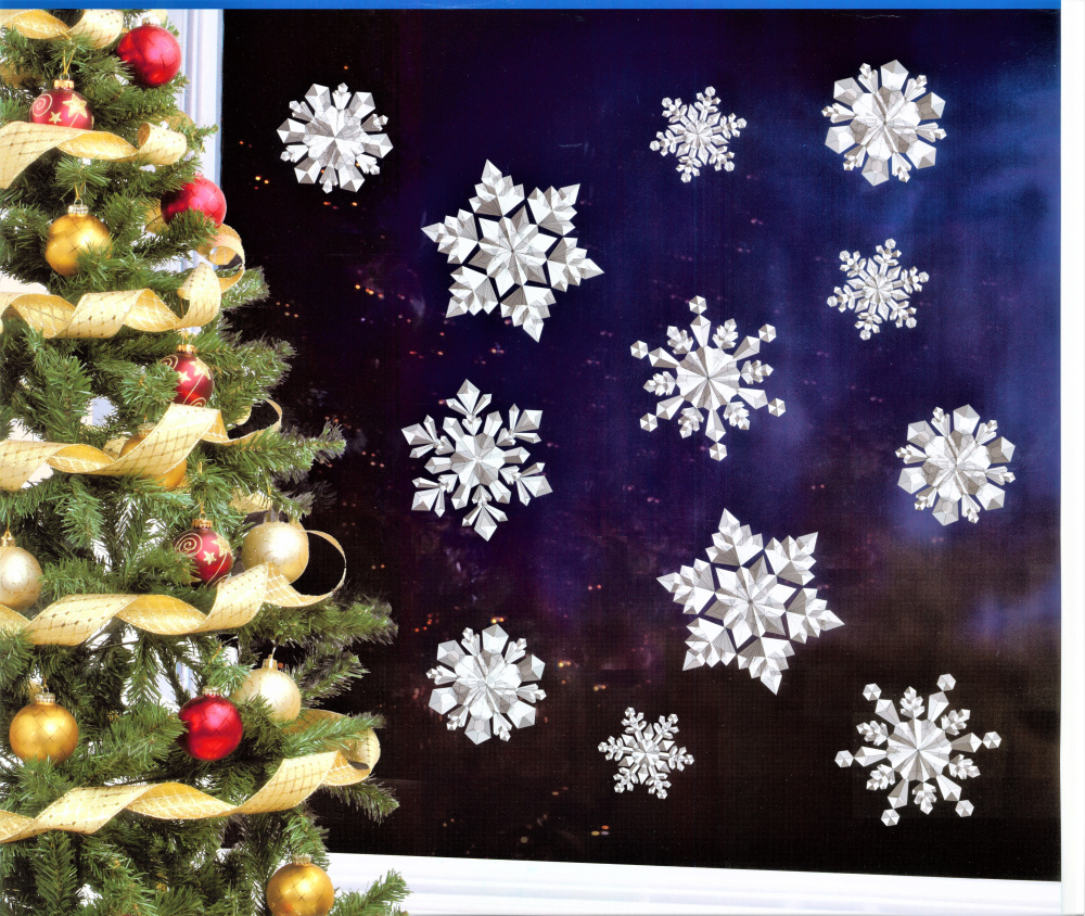 2er Spar-Set: Weihnachtsbaum + Schneesterne