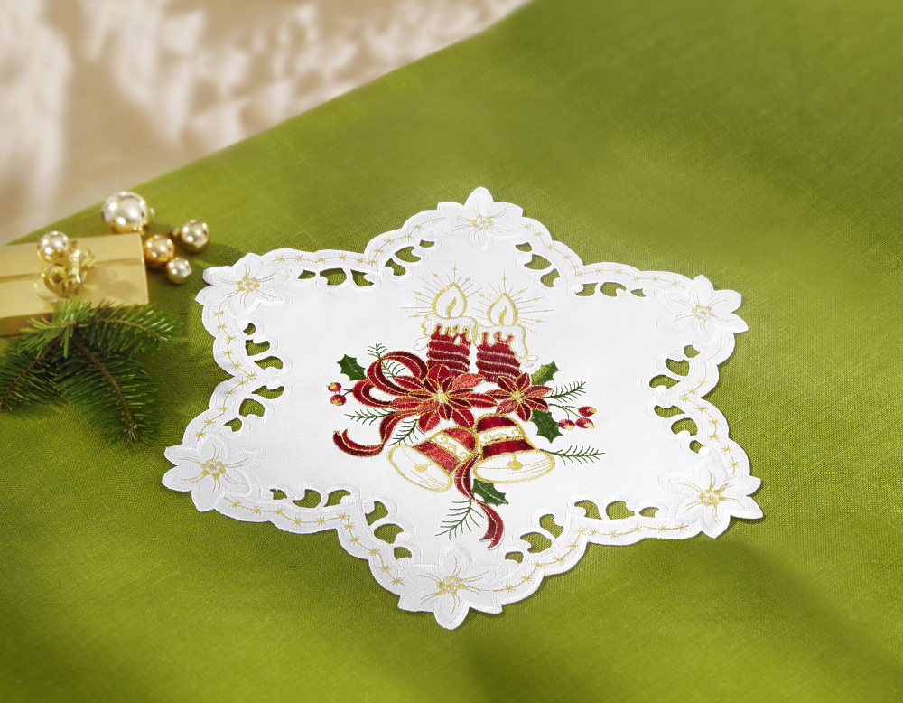 Kerzchen-Decke 35 x 35 cm