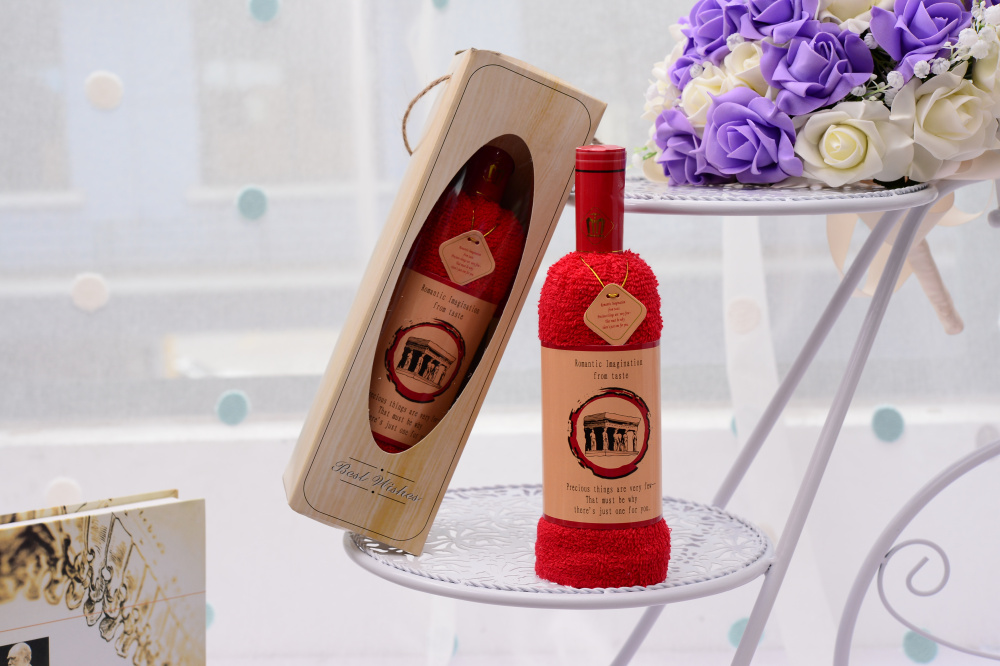 Geschenk-Set Weinflasche