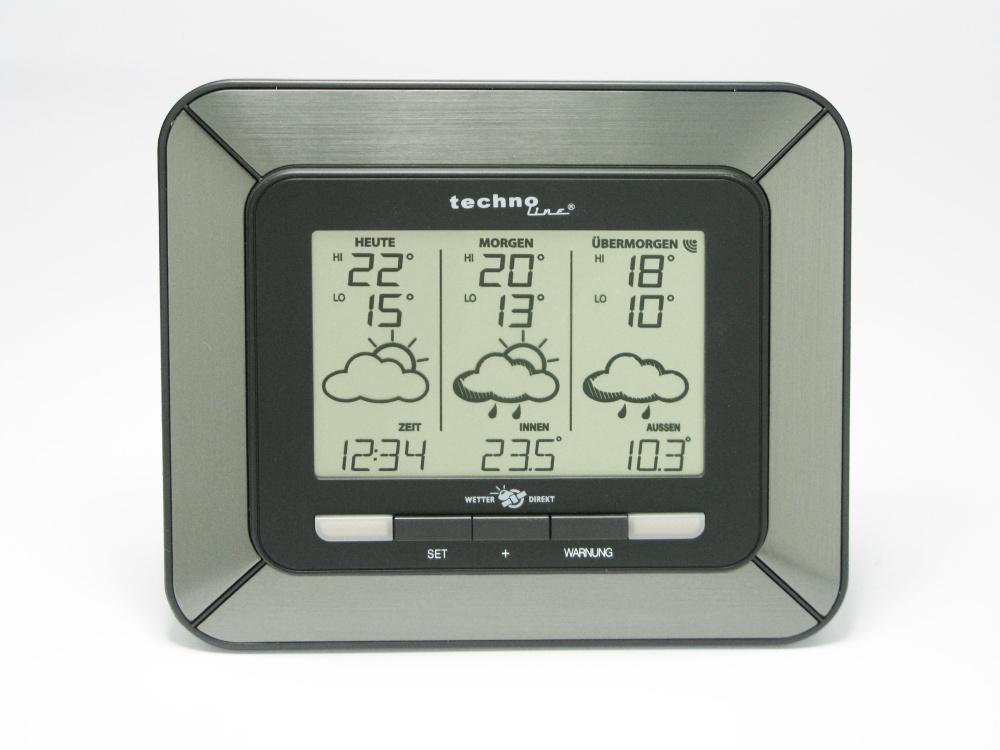Technoline Wetterstation mit amtlicher Unwetterwarnung