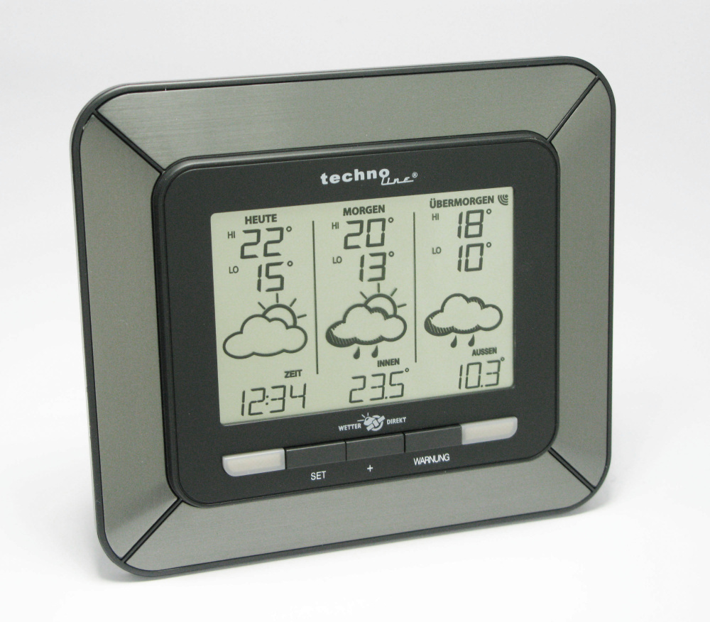 Technoline Wetterstation mit amtlicher Unwetterwarnung