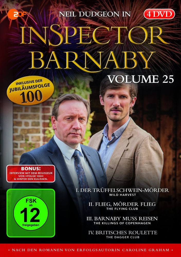 4029759110118 - Renny Rye - GEBRAUCHT Inspector Barnaby Vol 25 [4 DVDs] - Preis vom 04062023 050858 h