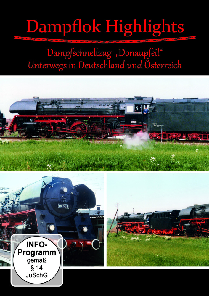 4260146771141 - Dampflok Highlights - Dampfschnellzug Donaupfeil (DVD)