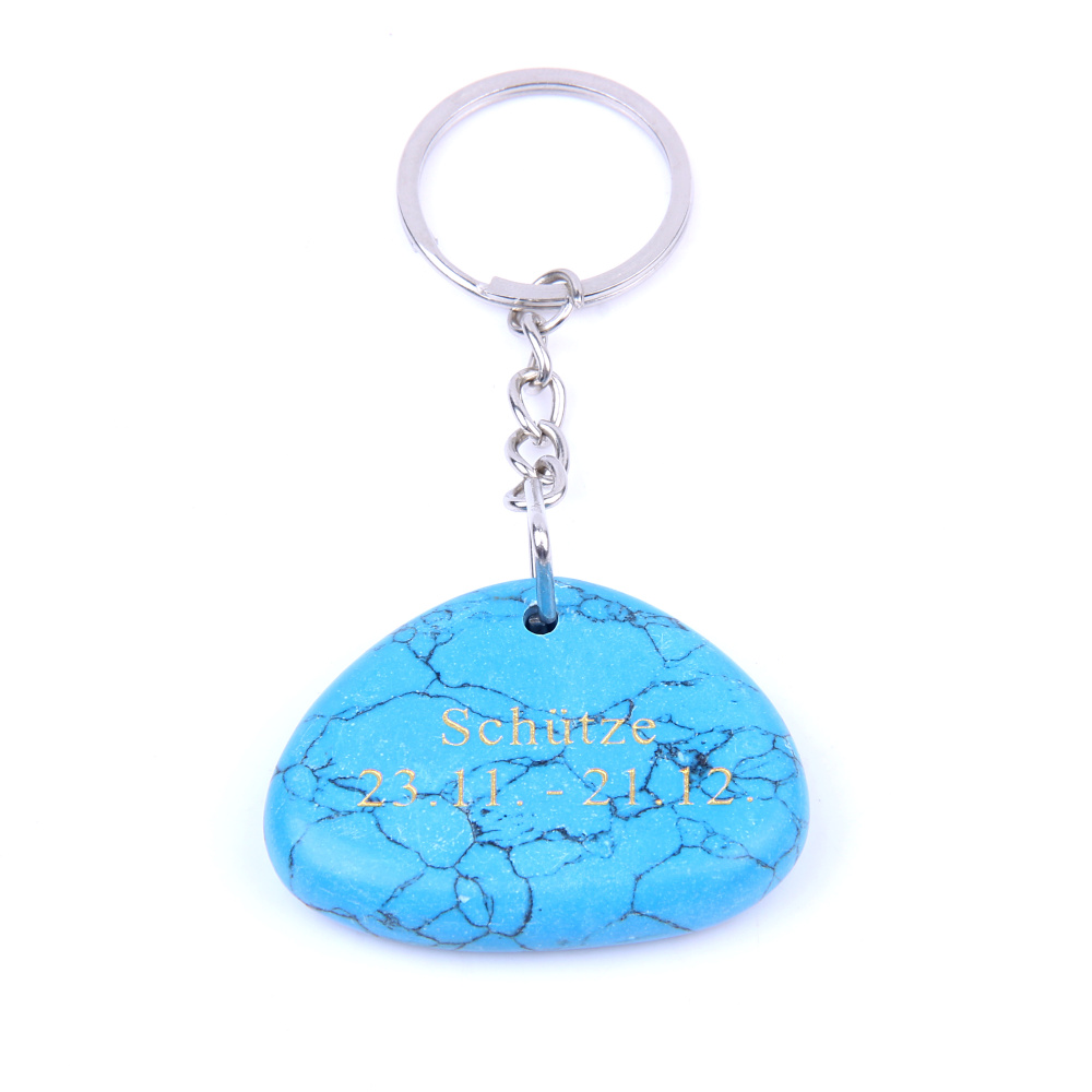 Edelstein-Schlüsselanhänger, Sternzeichen Schütze