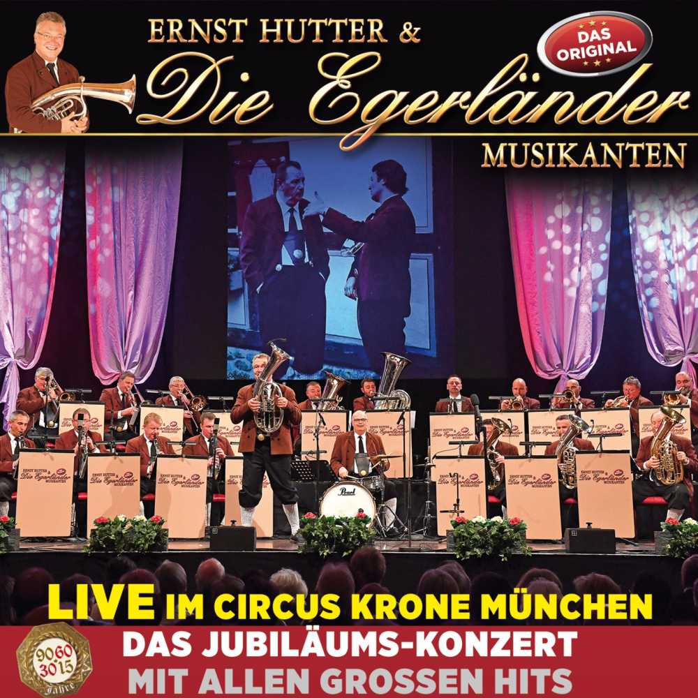 9002986712091 - ERNST HUTTER & DIE EGERLÄNDER MUSIKANTEN - Liv - Ernst Hutter & Die Egerländer Musikanten (CD)