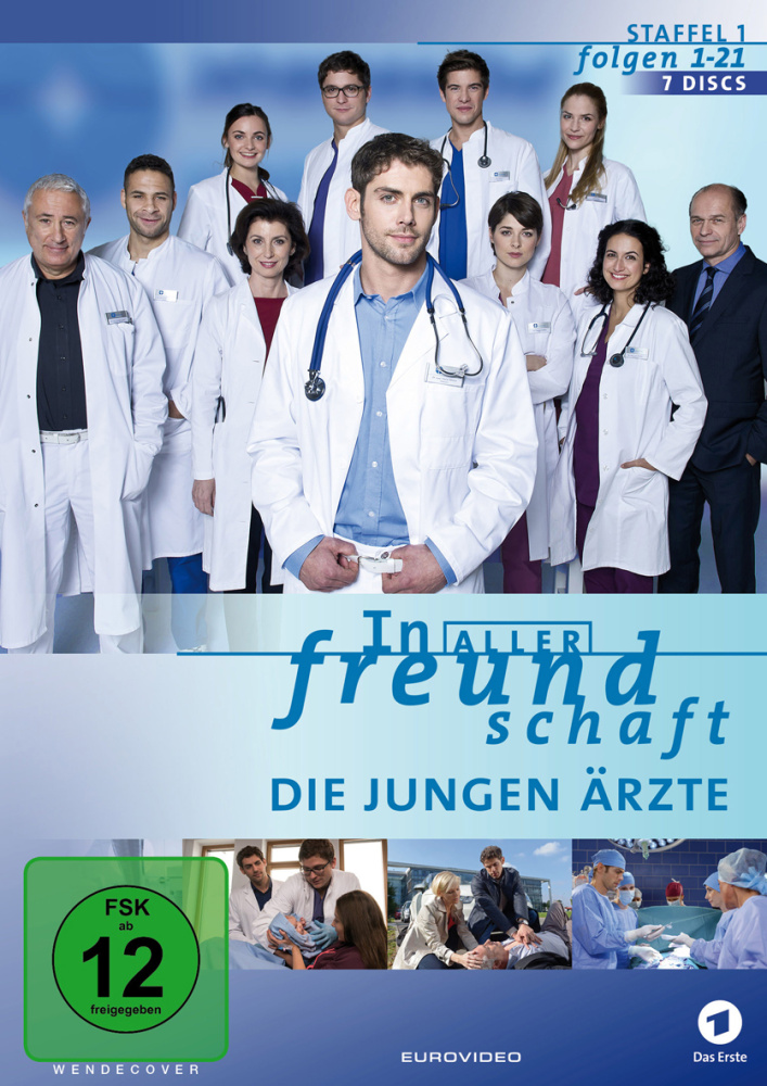 4009750213032 - In aller Freundschaft Die jungen Ärzte - Staffel 1 Teil 1 (DVD)