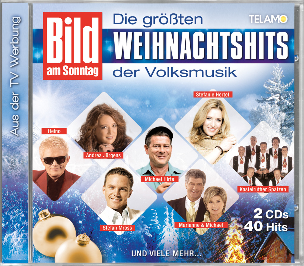 Bild am Sonntag - Die größten Weihnachtshits der Volksmusik + EXKLUSIVE Kerze