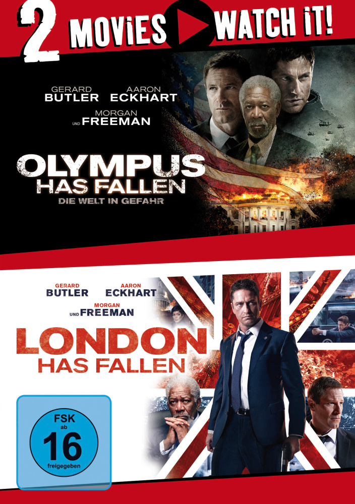 0889853813391 - - GEBRAUCHT Olympus Has Fallen   London Has Fallen [2 DVDs] - Preis vom 04062023 050858 h