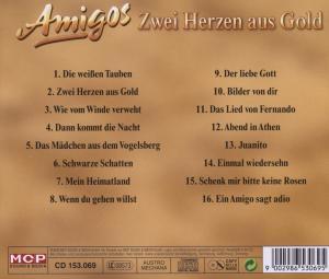 Amigos - Zwei Herzen aus Gold