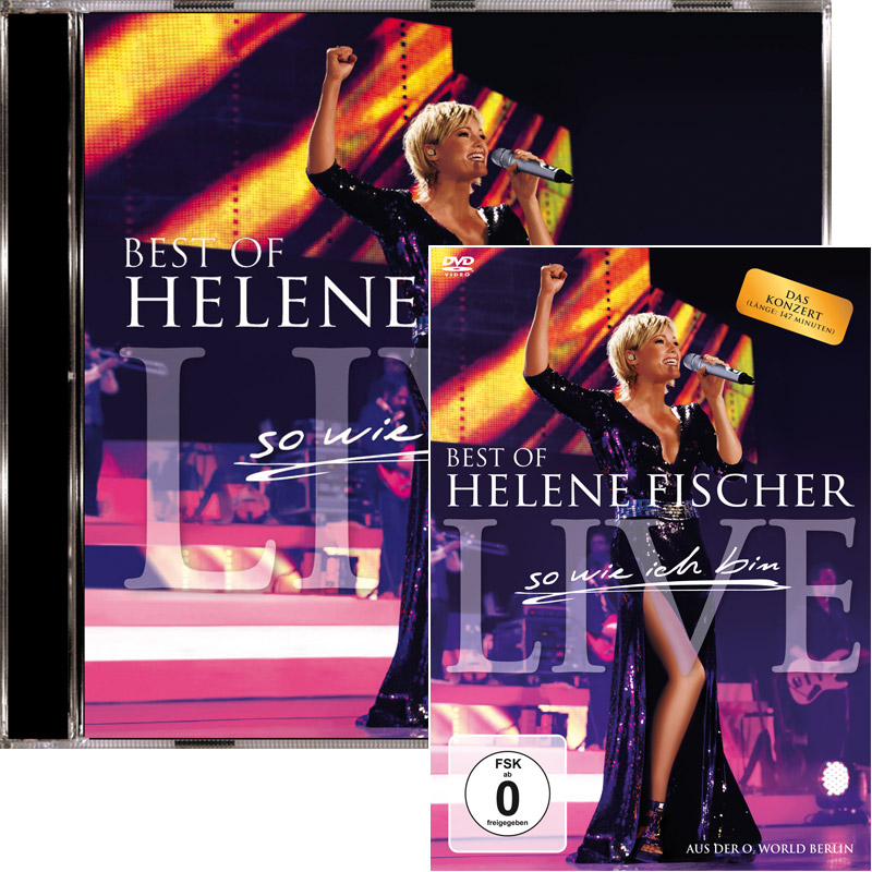 5099994906028 - Best Of Live - So wie ich bin - Helene Fischer (Audio CD mit DVD)