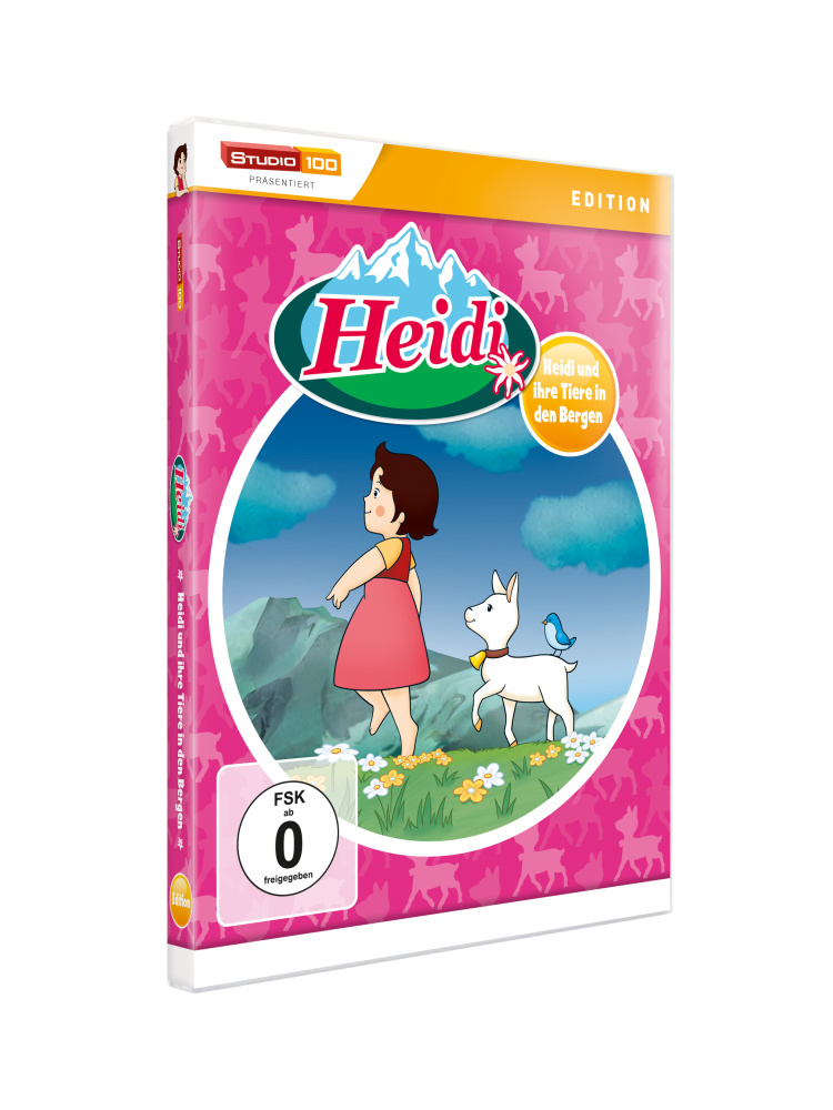 Heidi und ihre Tiere in den Bergen