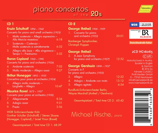 Klavierkonzerte der 20er Jahre