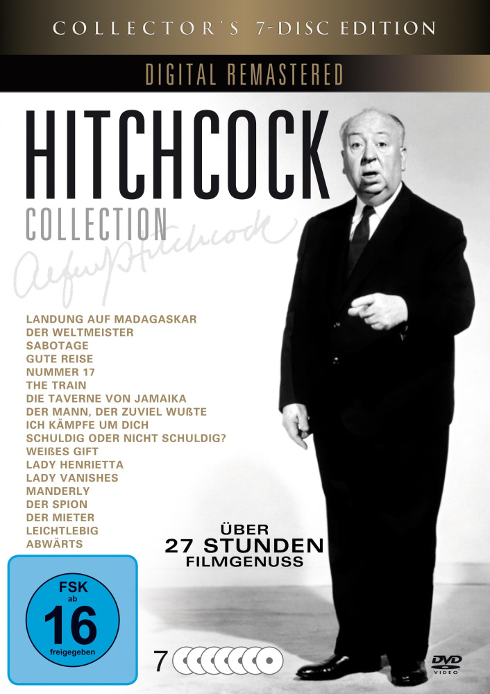 4051238040241 - Alfred Hitchcock Collection 1927 - 1949 Alfred Hitchcock Collection (DVD)