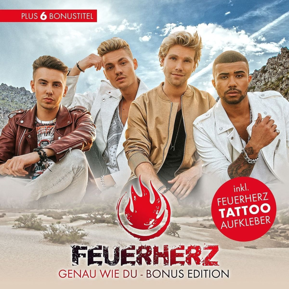 0602557635775 - Genau wie du - Bonus Edition (inkl 6 Bonustitel & Feuerherz Tattoo-Aukleber) - Feuerherz (CD)