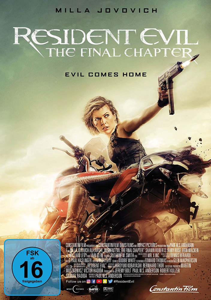 4011976896180 - Milla Jovovich - GEBRAUCHT Resident Evil The Final Chapter - Preis vom 03072023 050807 h