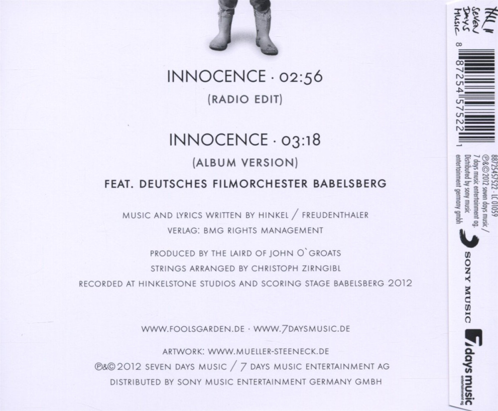 Innocence - Fools Garden