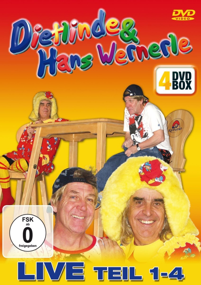 9002986191421 - - GEBRAUCHT Dietlinde & Hans Wernerle - Live (Kindermund & Zum Bledsein braucht man Hirn) [4 DVDs] - Preis vom 04062023 050858 h