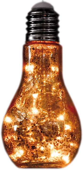 LED Glühbirne Glas Bronze