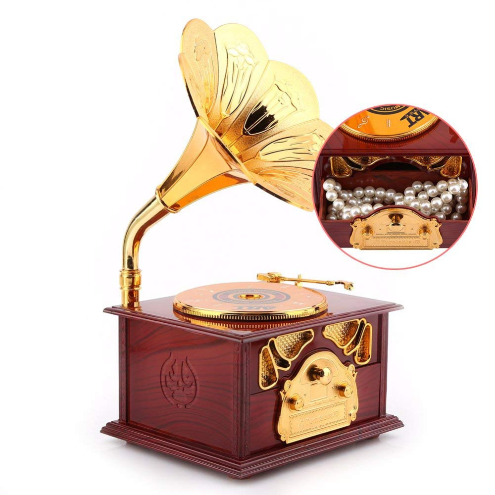 Musikspieldose Gram­mophon