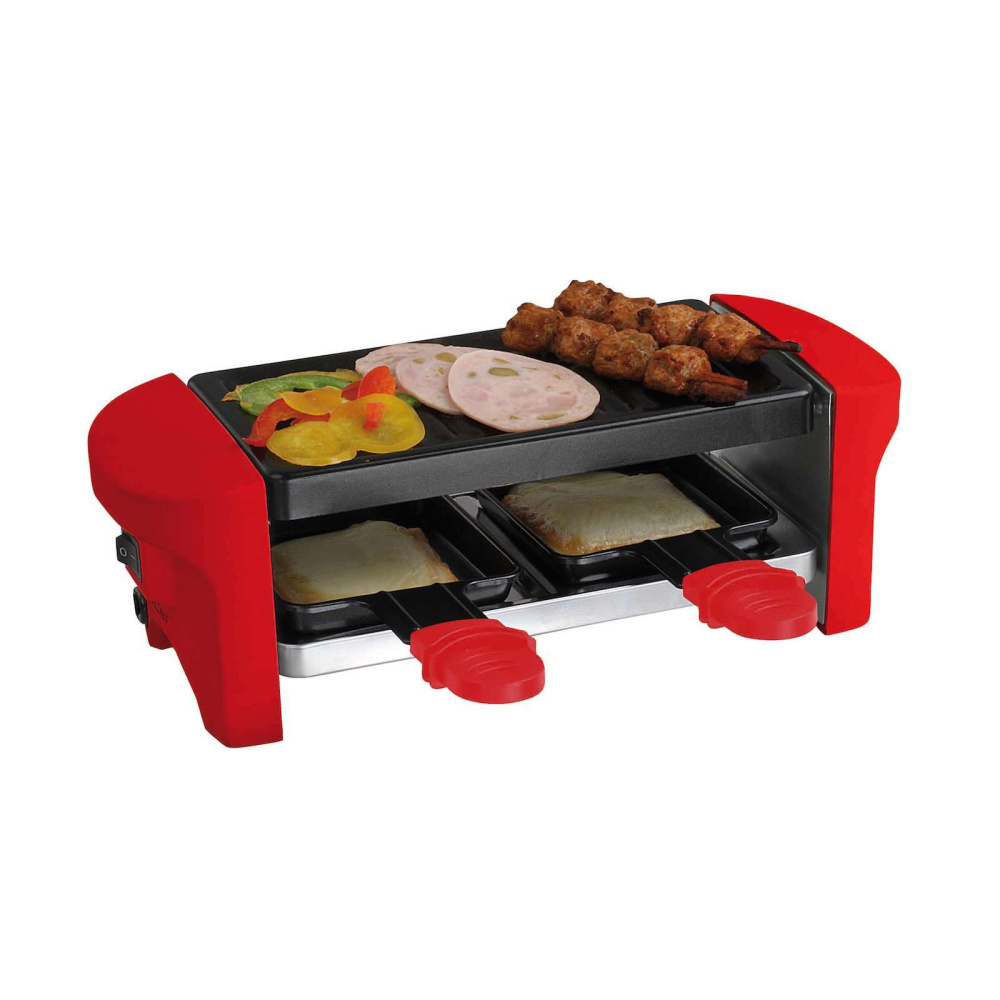 3523930079320 - Raclette und Grill für 2 Personen rot