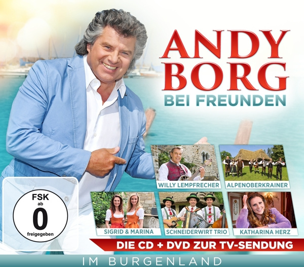 9002986720799 - Andy Borg bei Freunden im Burgenland CD+DVD - Various (Audio CD mit DVD)