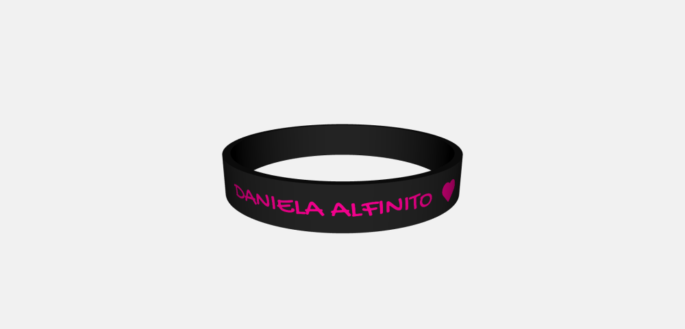 Daniela Alfinito Silikonarmband