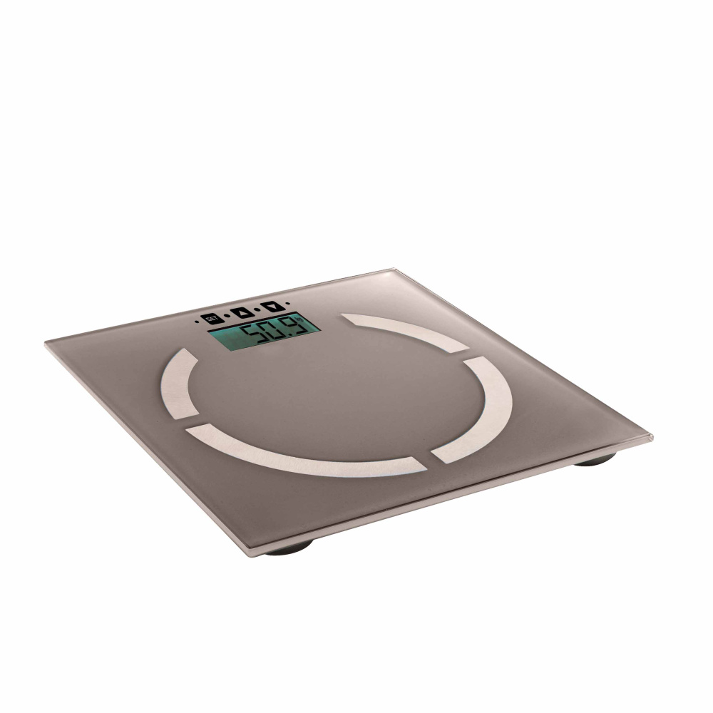 Personenwaage mit BMI-Rechner in Grau