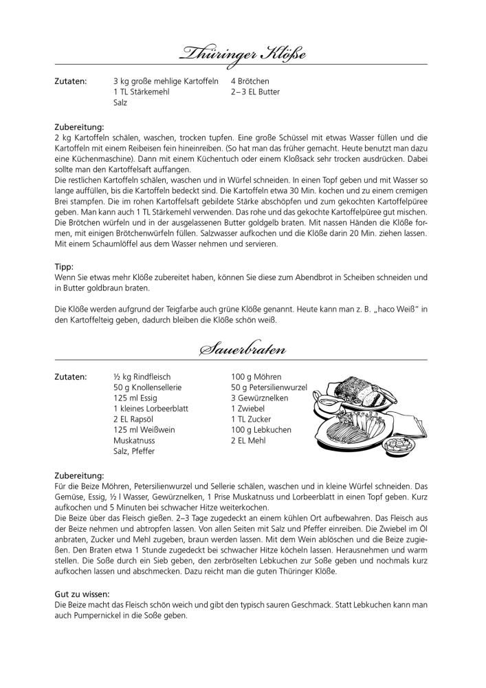 Ostdeutscher Küchenkalender 2020