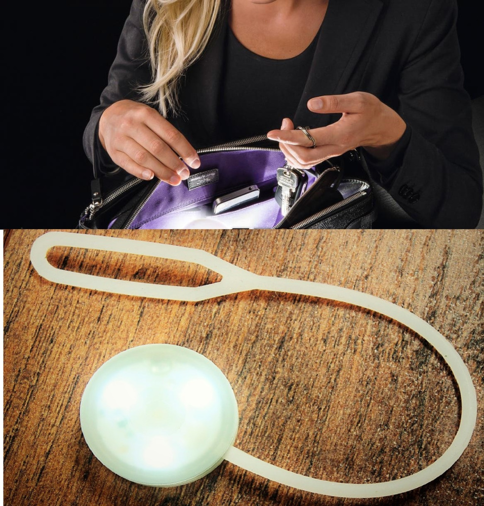 Handtaschenlicht mit LEDs weiß