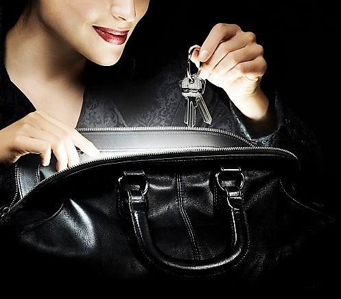 Handtaschenlicht mit LEDs weiß