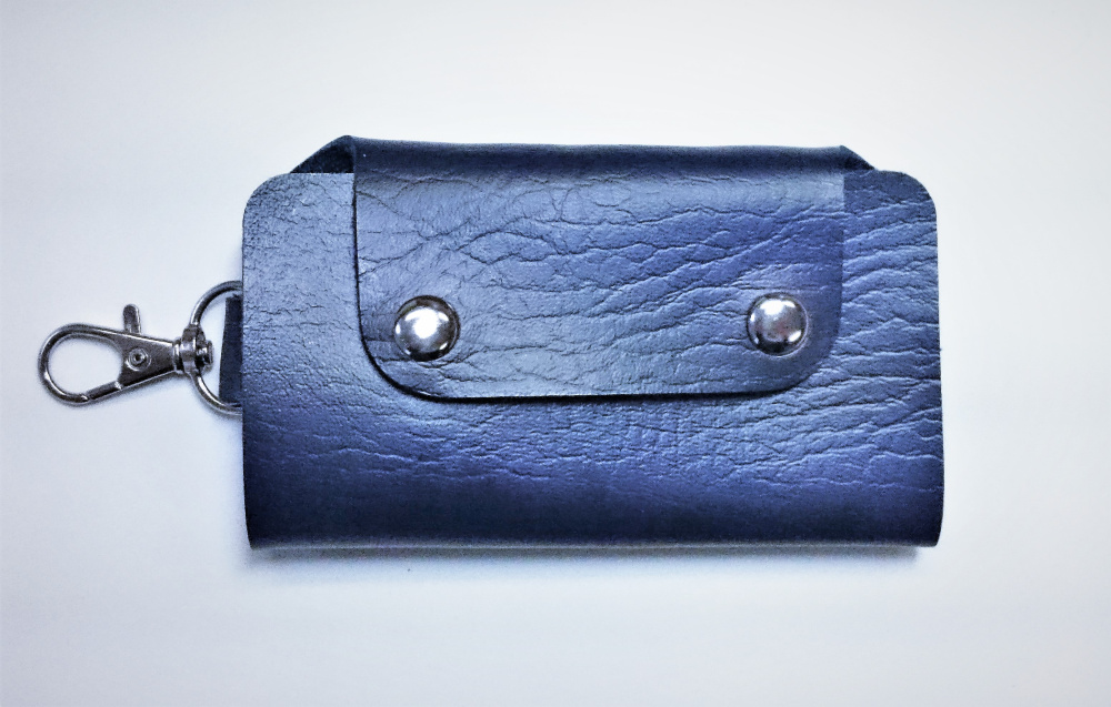 Schlüsseltasche blau