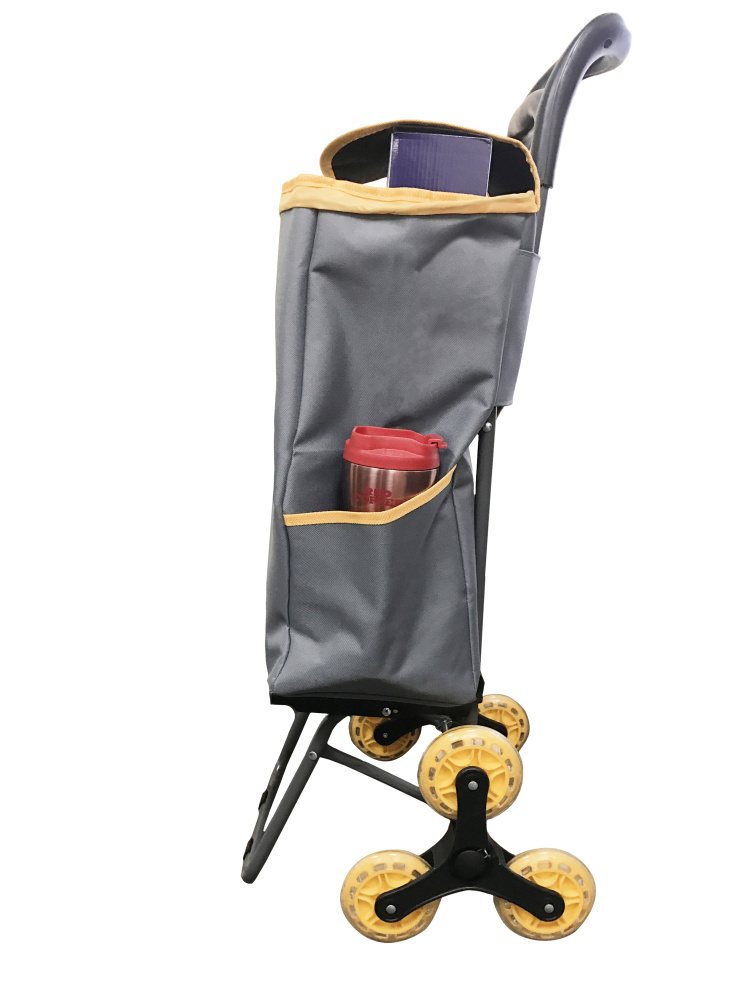 Einkaufstrolley Climb Cart grau/gelb