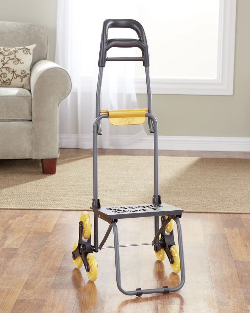 Einkaufstrolley Climb Cart grau/gelb