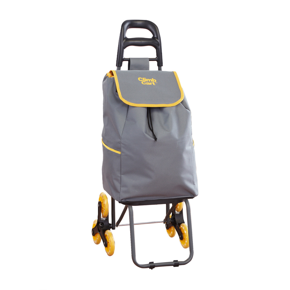 Einkaufstrolley Climb Cart grau/gelb