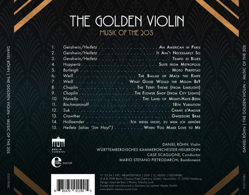 The Golden Violin - Music of the 20s 