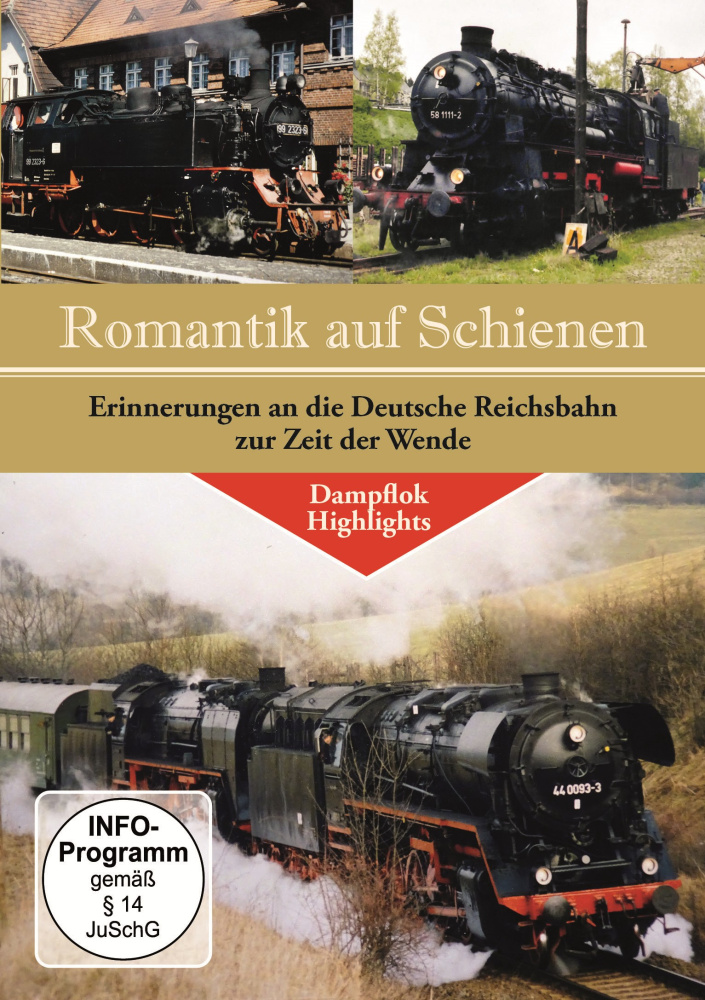 4260572877288 - Romantik auf Schienen - Erinnerungen an die Deutsche Reichsbahn zur Zeit der Wende (DVD)