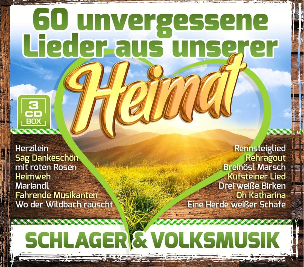 9002986131809 - 60 unvergessene Lieder aus unserer Heimat - 3CD - Various (CD)