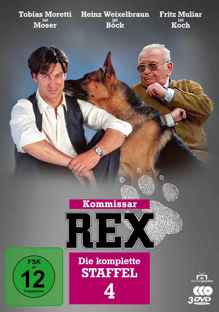 4042564196146 - Oliver Hirschbiegel - GEBRAUCHT Kommissar Rex - Die komplette Staffel 4 [3 DVDs] - Preis vom 23112023 060748 h