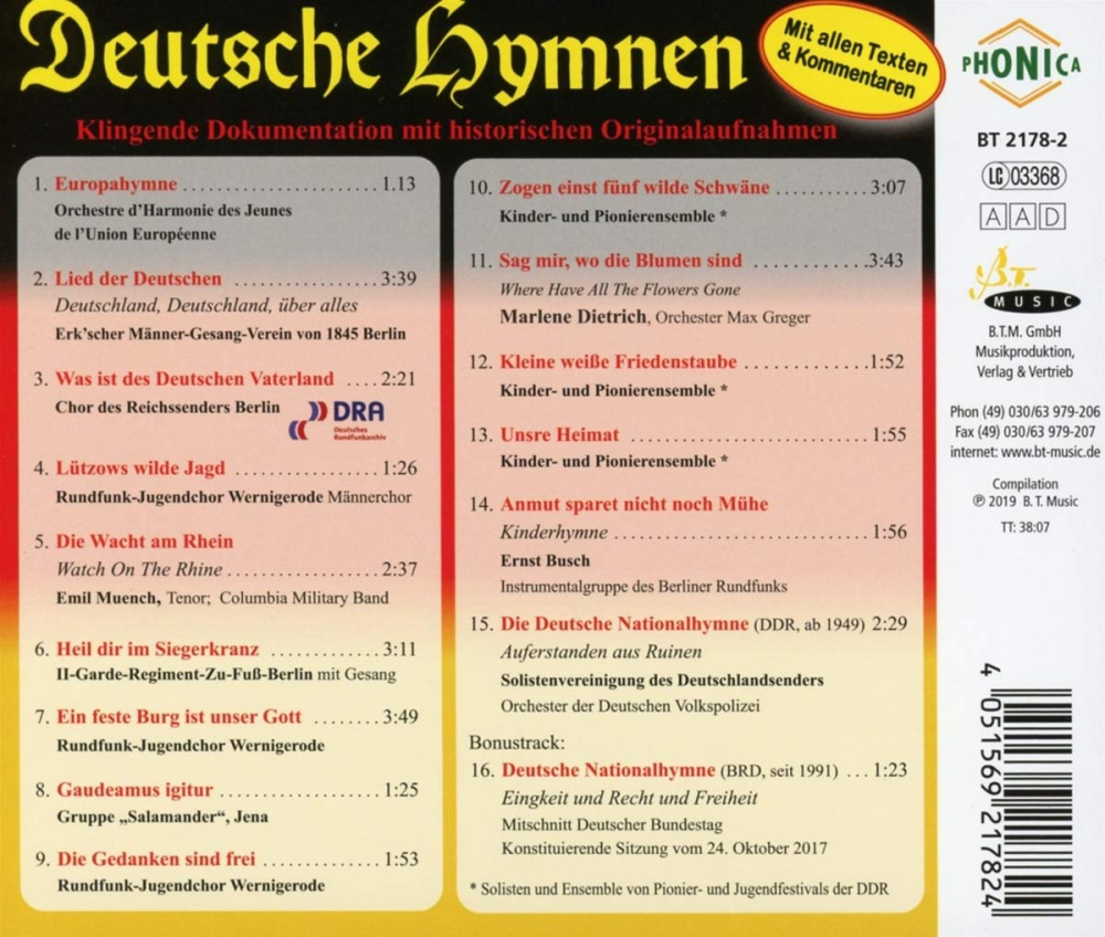 Deutsche Hymnen