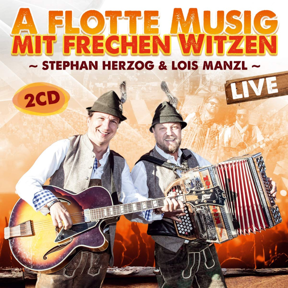 9003549534341 - A Flotte Musig Mit Frechen Witzen-Live - Stephan & ManzlLois Herzog (CD)