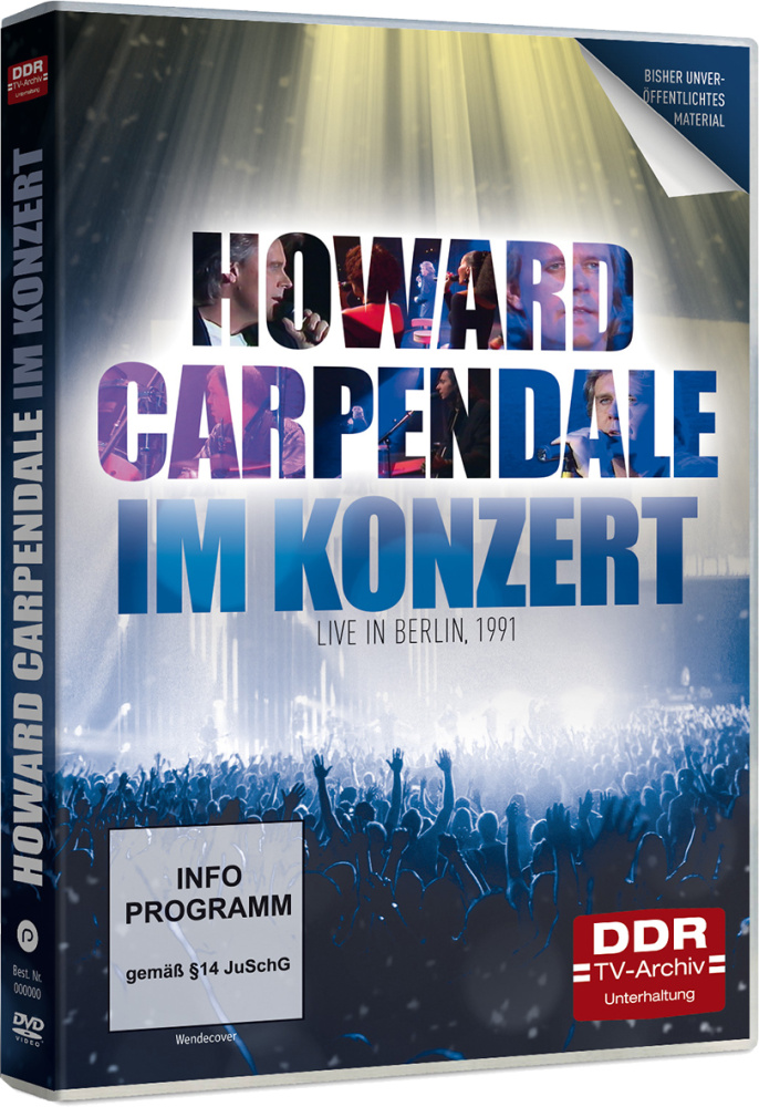 4009750235140 - Im Konzert Howard Carpendale - Live in Berlin 1991 DDR TV-Archiv - Howard Carpendale-Ich bin nun mal so Dvd (DVD)