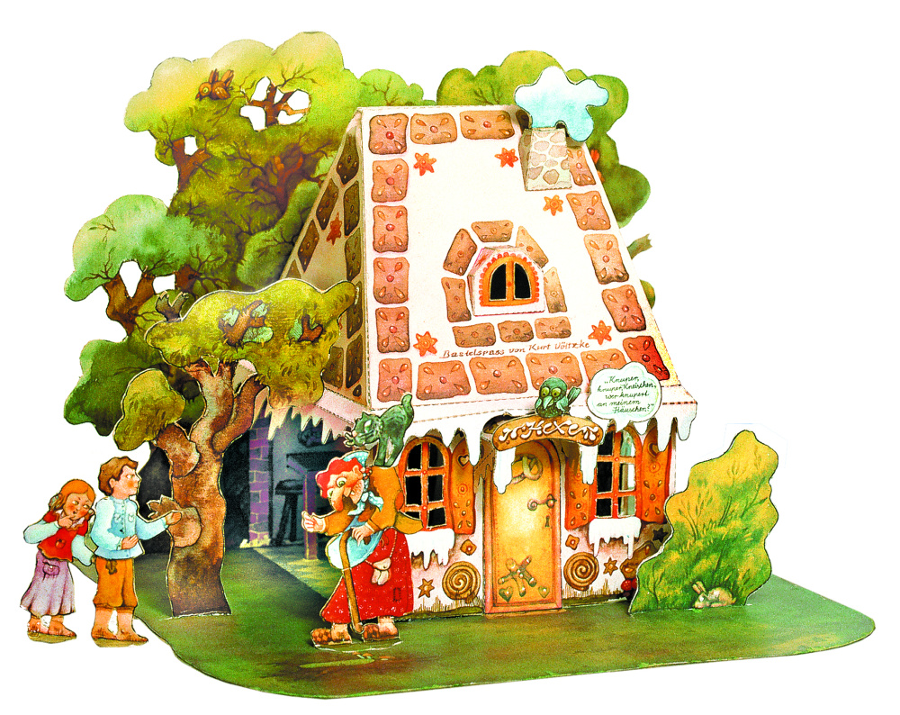 Bastelbogen Hänsel und Gretel