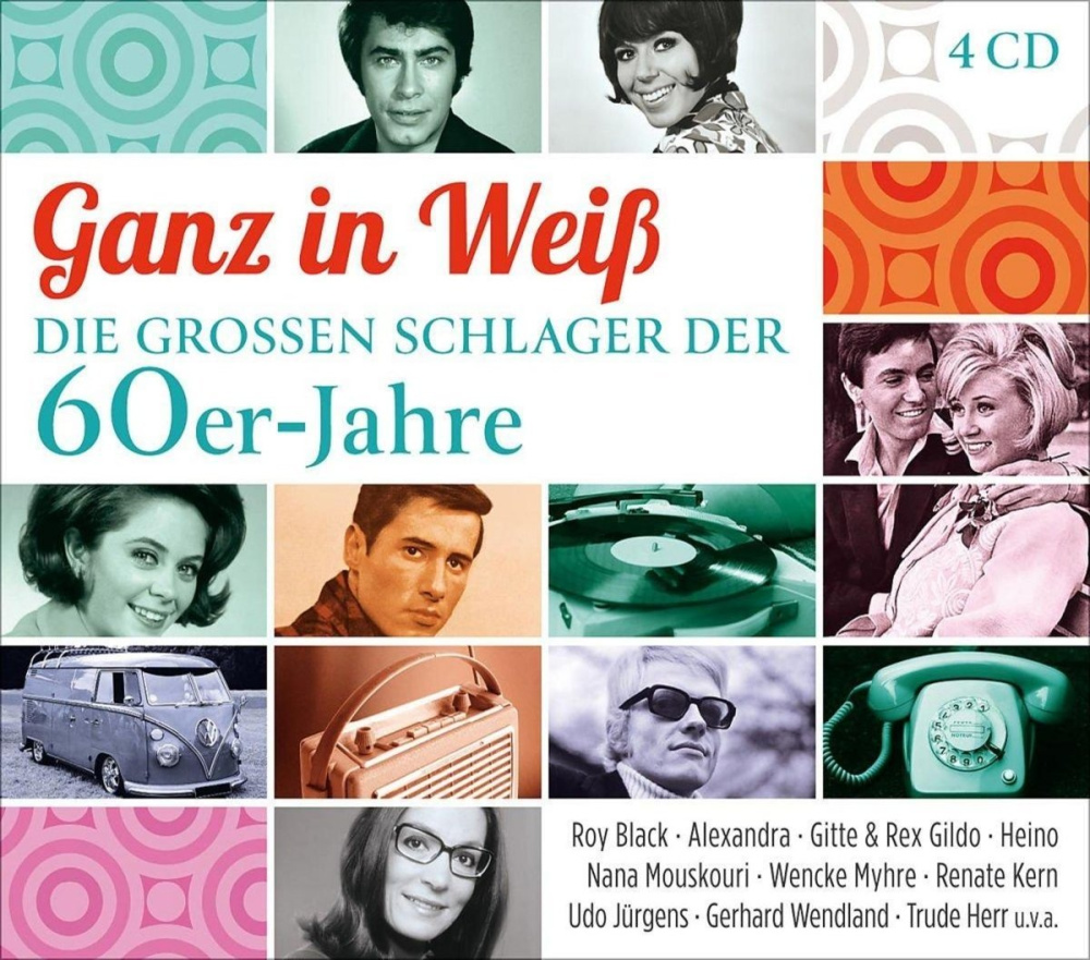 0600753820001 - Ganz in Weiß - Die großen Schlager der 60er Jahre (4 CDs) - Various (CD)