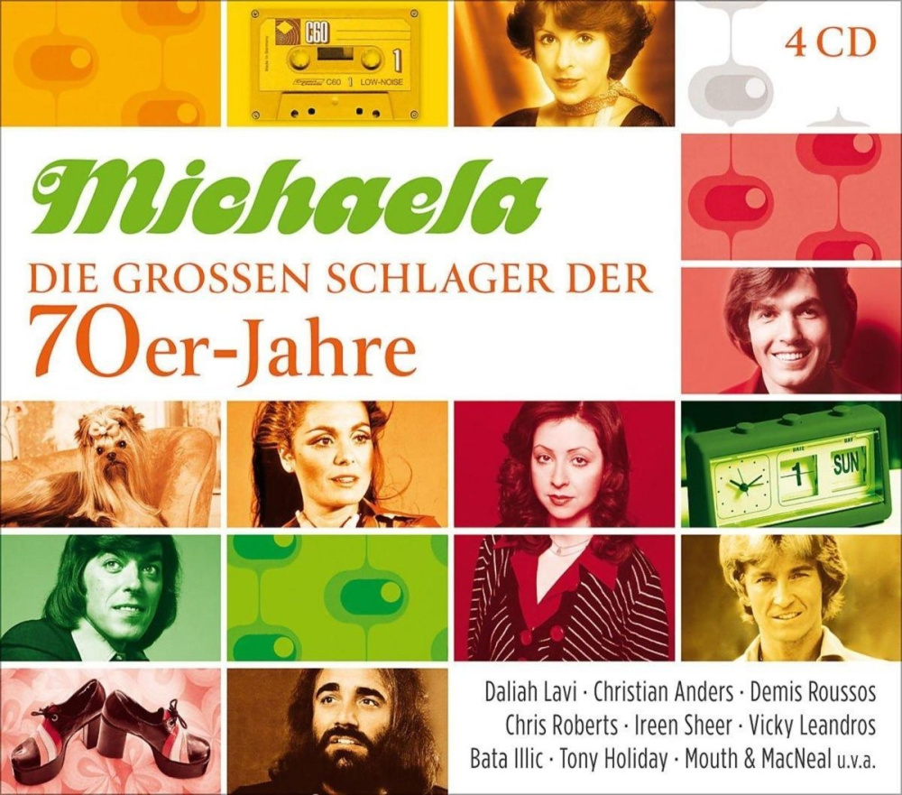 0600753821398 - Michaela - Die großen Schlager der 70er Jahre (4 CDs) - Various (CD)