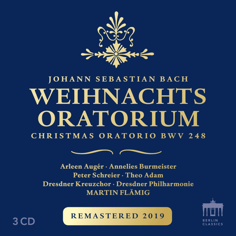 0885470013893 - BachWeihnachtsoratorium (2019 Remaster) - Flämig Dresdner Kreuzchor Dresdner Philharmonie (CD)