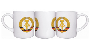 Tasse DDR-Staatswappen