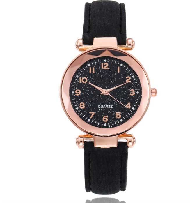 Damenarmbanduhr Palast goldfarbig/schwarz