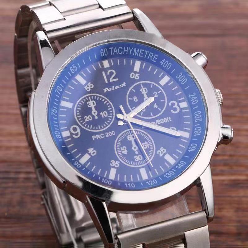 Herrenarmbanduhr Palast Chrono-Optik blau